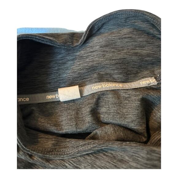 New Balance Anticipate Asymmetrical half Zip Pullover Gray Size L - Picture 3 of 3